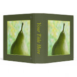 A Fresh Organic Pear Vinyl Binder