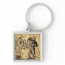 A Fresh Roar Of Laughter Key Chains