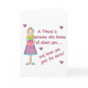A Friend is Someone Card by mrssocolov A Friend is Someone Card
