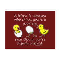 A friend is someone postcards