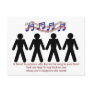 A friend knows the song in your heart postcard