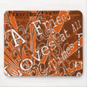 A Friend Loves at All Times - mousepad