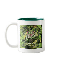 A Frog's Life on Shirts and Gifts by Mudge mugs