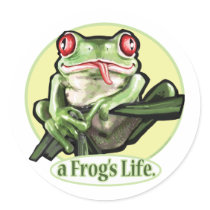 A Frog's Life - Tree Frog Sticker