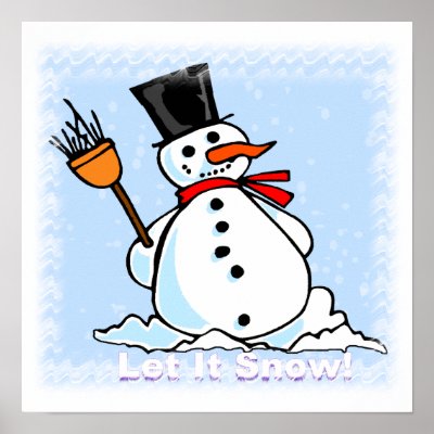 frosty snowman. A Frosty Snowman Poster by