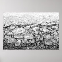 A Frozen Baltic Sea Of Ice Poster Print
