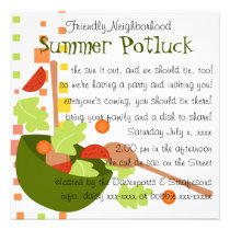 A fun and delicious salad invitations