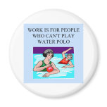a fun water polo design magnets