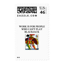 a funny blackjack joke stamps