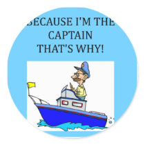 a funny boating captain joke stickers