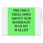 a funny divorce  joke for men cards