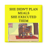 a funny divorce  joke for men fridge magnet