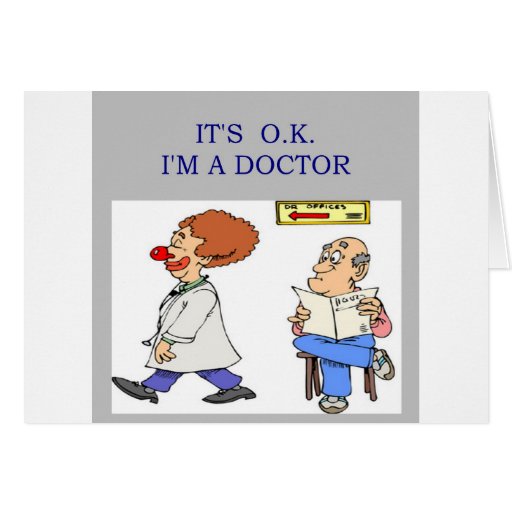 a funny doctor joke cards Zazzle