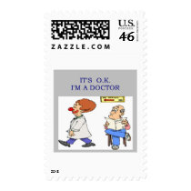 a funny doctor joke postage stamps