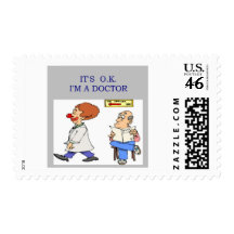 a funny doctor joke stamps