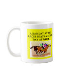 a funny horse player racing joke mug