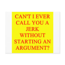 a funny insult for jerks postcards by jimbuf a funny insult for jerks postcards