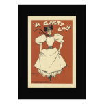 A Gaiety Girl/Vintage Art Custom Invitation