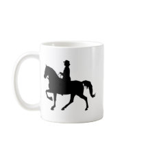 A gaited horse coffee mug