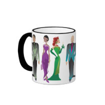A Gala Affair: Dinner Guests Mugs