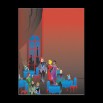 A Gala Affair Postcards postcards