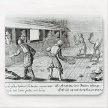 A Game of Real Tennis with Sport Ballads below Mouse Pad