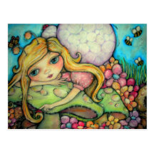 A Garden of Fairy Delights Postcard