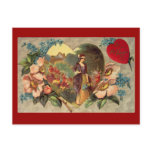 A Garden of Flowers Valentine Postcard