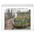 a garden year wall calendar
