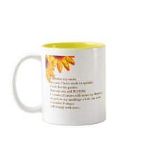 A Gardeners Heart-Positive, Uplifting Poetry Mug