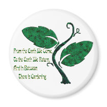 A Gardener's Philosophy magnets