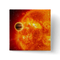 A gas-giant exoplanet button