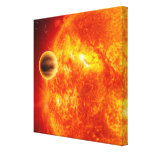 A gas-giant exoplanet canvas prints