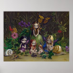 A Gathering of Faeries gothic fairy Art Print posters