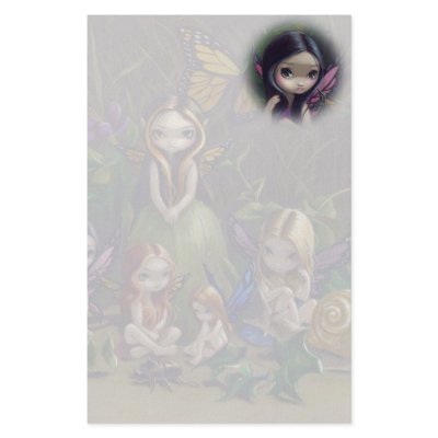 "A Gathering of Faeries" Stationery by strangeling