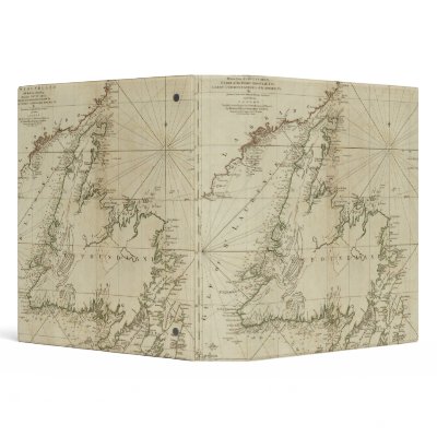 A General Chart Of The Island Of Newfoundland Vinyl Binder by davidrumsey