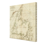 A General Chart Of The Island Of Newfoundland Stretched Canvas Prints