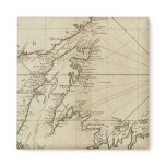 A General Chart Of The Island Of Newfoundland Fridge Magnet