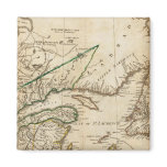 A General Map of the Northern British Colonies Refrigerator Magnets