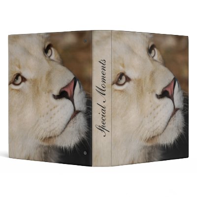 A gentle lion 3 ring binders by laureenr