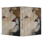 A gentle lion 3 ring binders