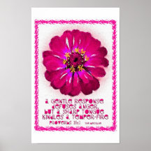 A Gentle Response .... Poster