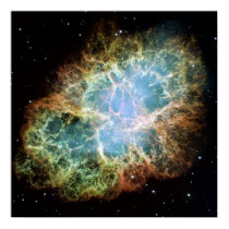 A Giant Hubble Mosaic of the Crab Nebula posters by Bigboy20769 A Giant Hubble Mosaic of the Crab Nebula posters