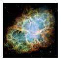 A Giant Hubble Mosaic of the Crab Nebula posters