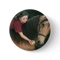 A Gift for Sunny Morgan Horse Art buttons by ForeverMorgans A Gift for Sunny Morgan Horse Art buttons