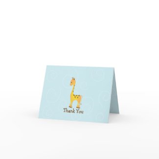 A Giraffe has Manners card