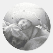 A girl and her dog... sticker