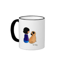 A Girl And Her Pug Mugs