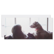 A Girl and her Puppy Bookmark rack cards