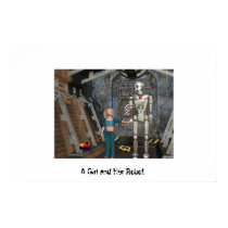 A Girl and Her Robot posters by alienmerchant A Girl and Her Robot posters